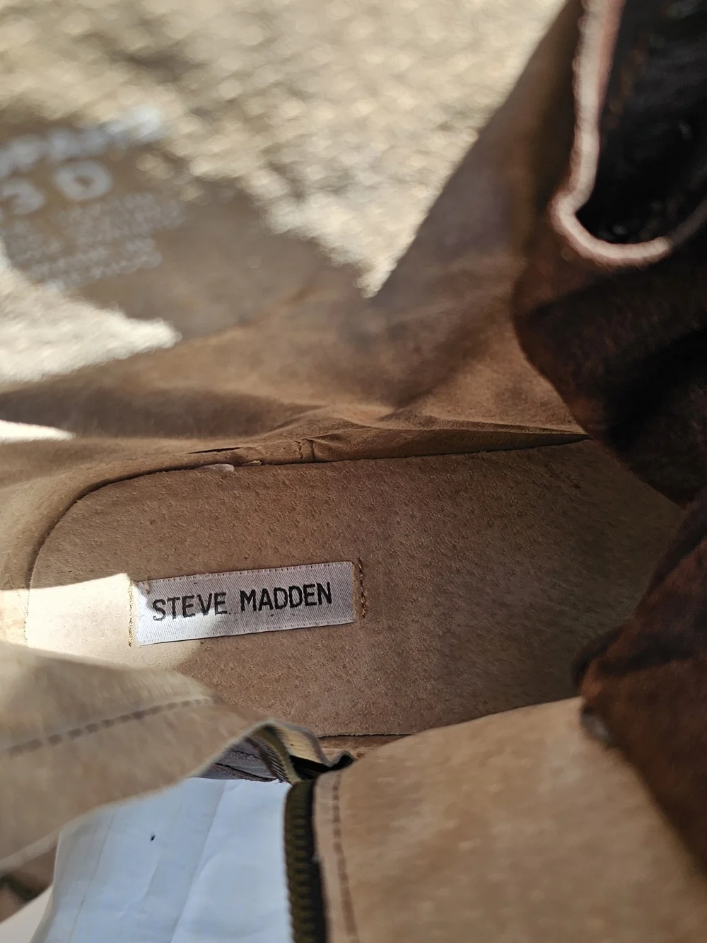 Steve Madden Troopah Men's Brown Leather Lace-Up Combat Boots